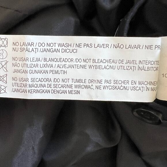 Pull & Bear Daily Standards Long Sleeve Zip Up Bomber Jacket Men's Med Navy Blue - Picture 6 of 8